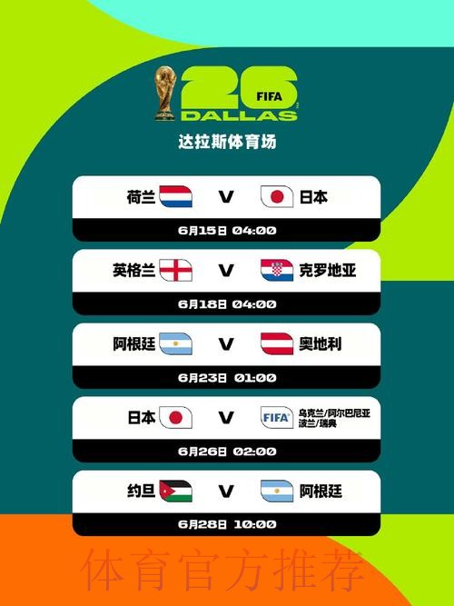 2026世界杯赛程入口 2026世界杯赛程入口