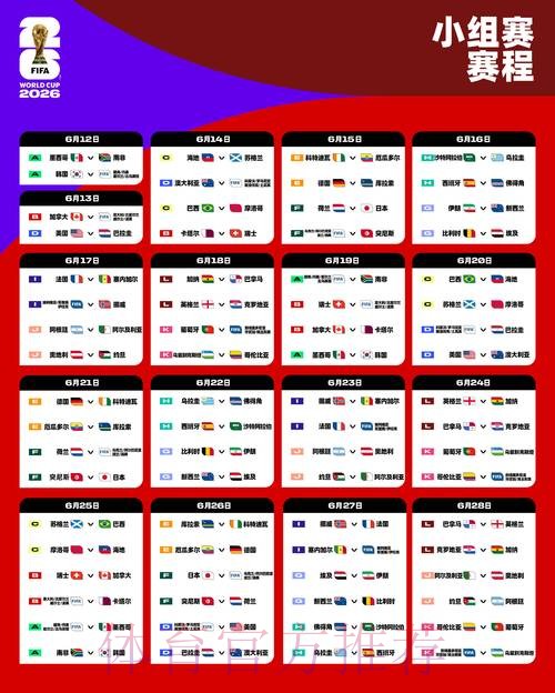 2026世界杯比赛时间哪里看 2026世界杯比赛时间哪里看